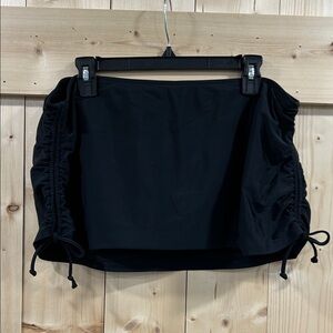 Old Navy Black Swim Skirt with attached Bikini Bottom